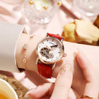 Rotatable Flowers Female Watch Women Top Brand Luxury Fashion Moon Phase Waterproof Lady Automatic Mechanical Watches Reloj
