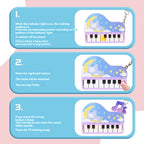 Mini Desktop Piano Keychain Musical Toy for Kids and Music Lovers