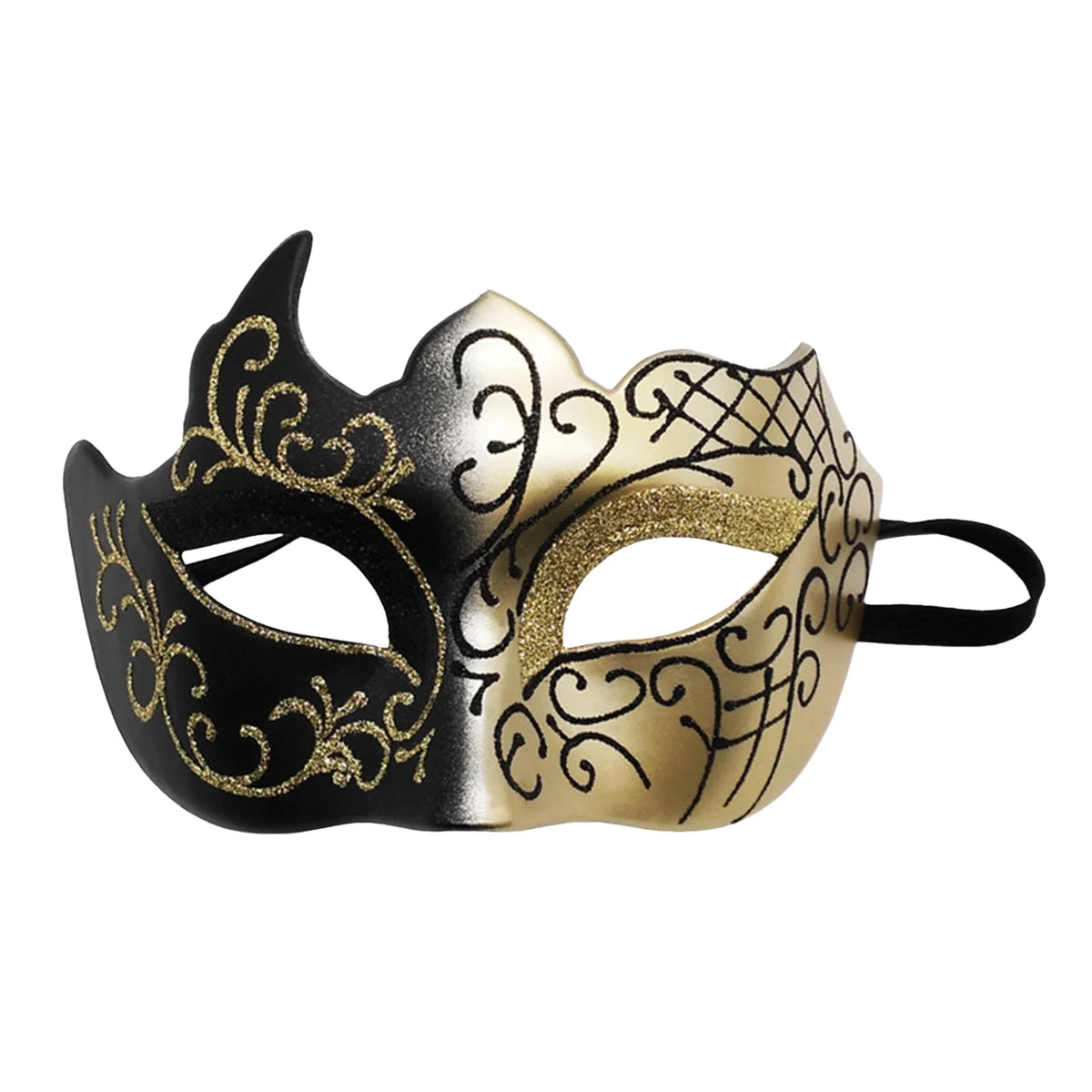 Men's Masquerade Mask -Elastic Straps Creative Cosplay Mask Suitable for Carnival Bar Parties