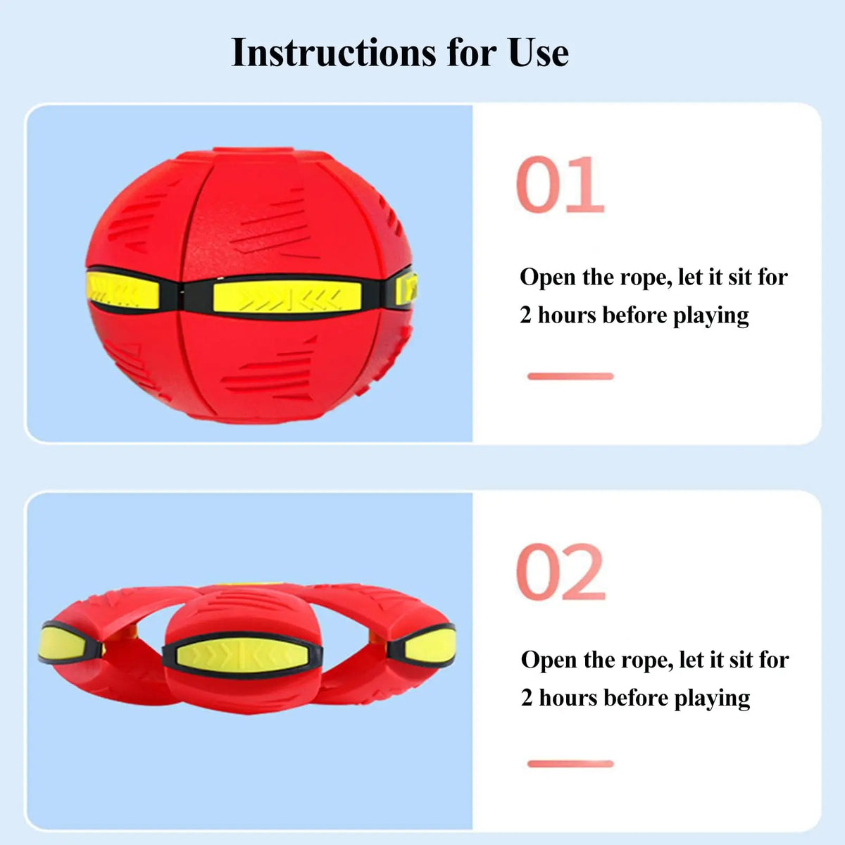 Magic UFO LED Flying Disc Ball – Transforming Outdoor Toy