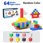 Magnetic Cubes Building Blocks STEM Learning Toy for Kids