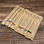 Bamboo Toothbrushes Soft Bristles  Toothbrush Eco Friendly Biodegradable Wooden Handle Teeth Whitening Brush