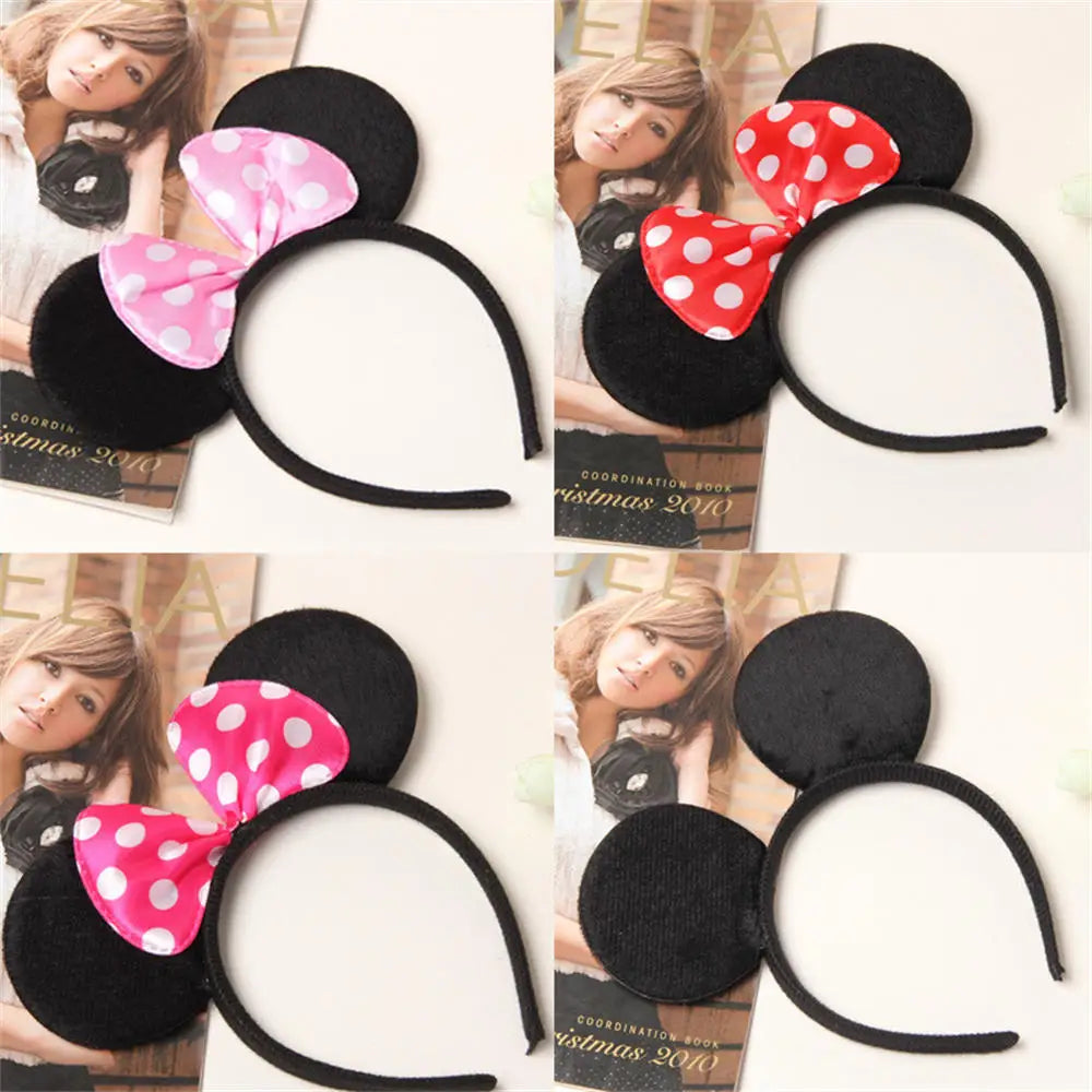 Mouse Ears Sequin Bow Headband for Kids & Moms