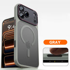 Luxury Magnetic Camera Bumper Protection Case For iPhone 17 16 15 14 18 Pro Max 18P Wireless Charge Shockproof Matte Clear Cover