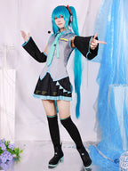 Hatsune Miku Cosplay Costume – Anime Skirt Set with Accessories