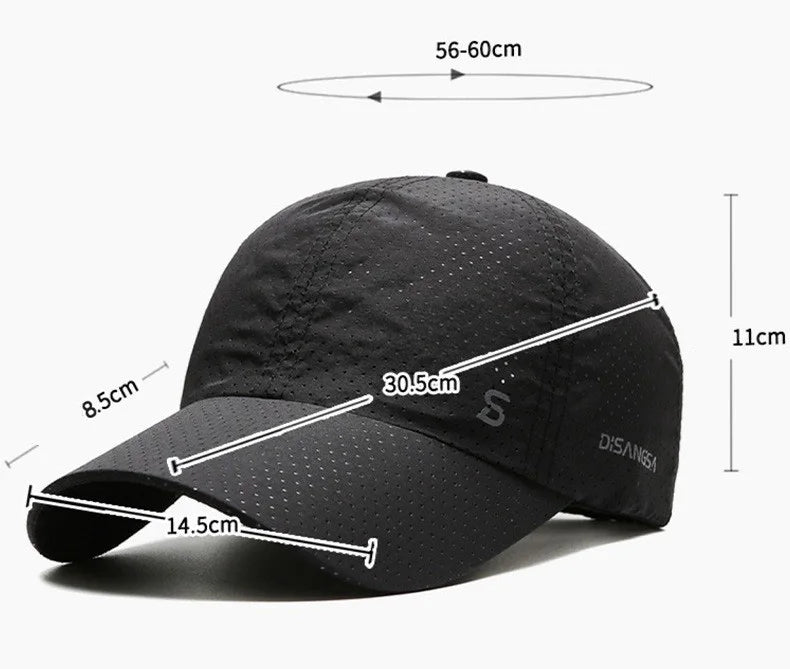 Original Design Quick Dry Running Cap for Outdoor Summer Sports