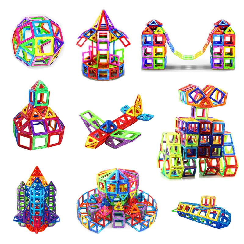 Magnetic Building Blocks DIY STEM Construction Set for Kids
