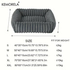 Orthopedic Plush Dog Bed - Mattress with High Resilience Support All Seasons Fluffy Pet Bed for Medium Large Dogs,for Bedroom