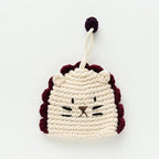 Cartoon Dog Key Case Handwoven Key Organizer Pouch