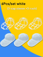 2Pcs/set Hat washing set, baseball duckbill cap, washing and sun drying integrated, non deformed machine wash protective rack