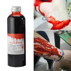 1 Bottle Halloween Emulation Fake Props Makeup Blood 30-100ml Blood Whole Cosplay Prank Props Makeup Person Plasma Fake