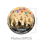 Horror Movie Stranger Theme Birthday Party Decoration Tableware Tablecloth Cup Plate Napkin Baby Shower Party Favors Supplies