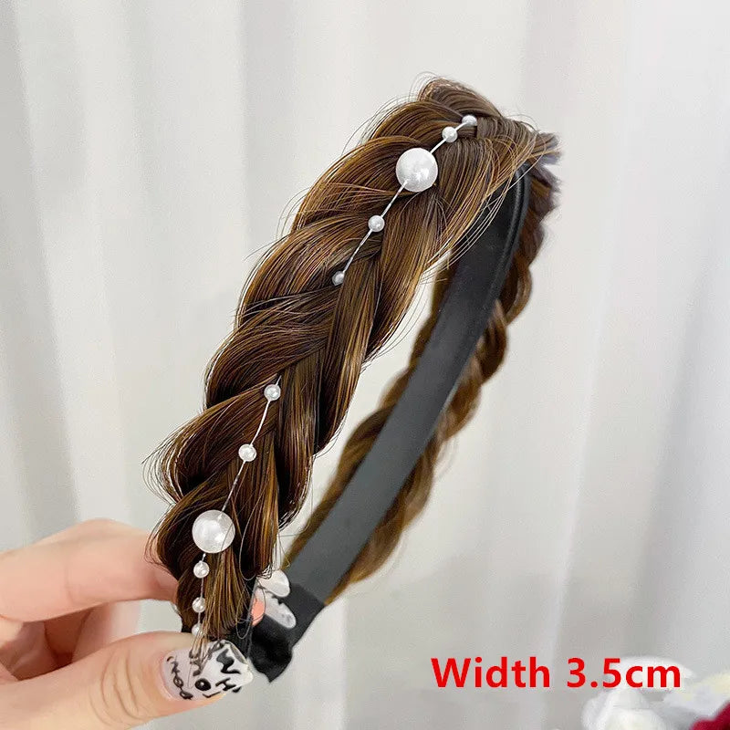 Synthetic Braided Headband for Women