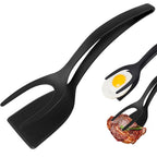 2-in-1 Grip Flip Spatula Clamp – Non-Stick Kitchen Turner Tool