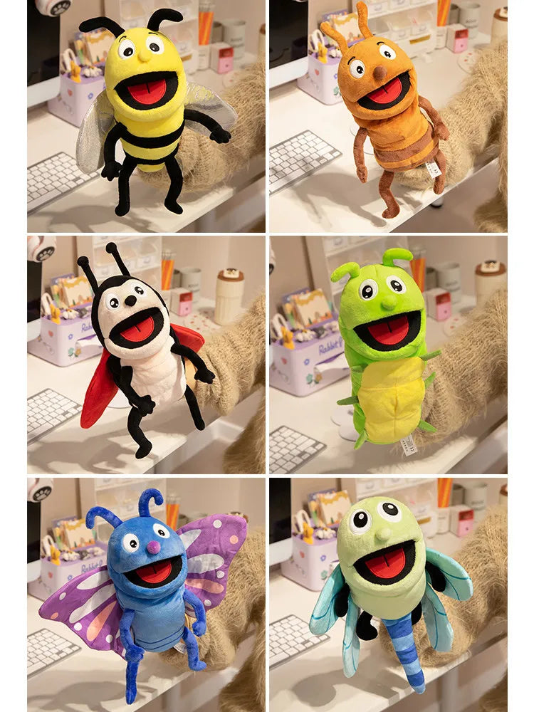 Insect Plush Hand Puppet Storytelling Toy for Kids