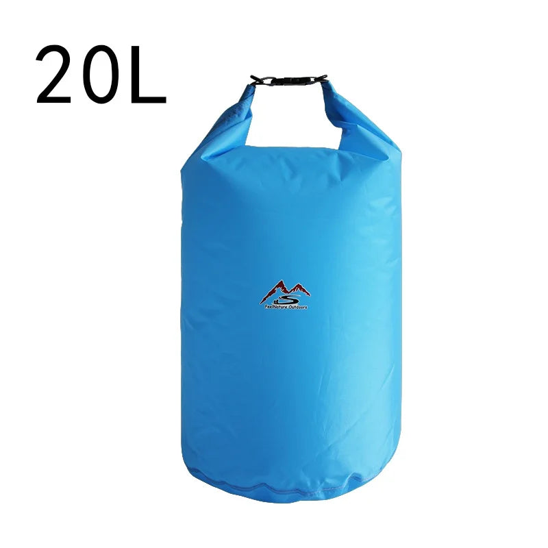 Waterproof Dry Bag Large Capacity Roll Top Storage for Camping Hiking & Water Sports