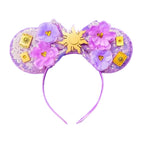 Mouse Ears Sequin Bow Cosplay Headband for Women & Adults