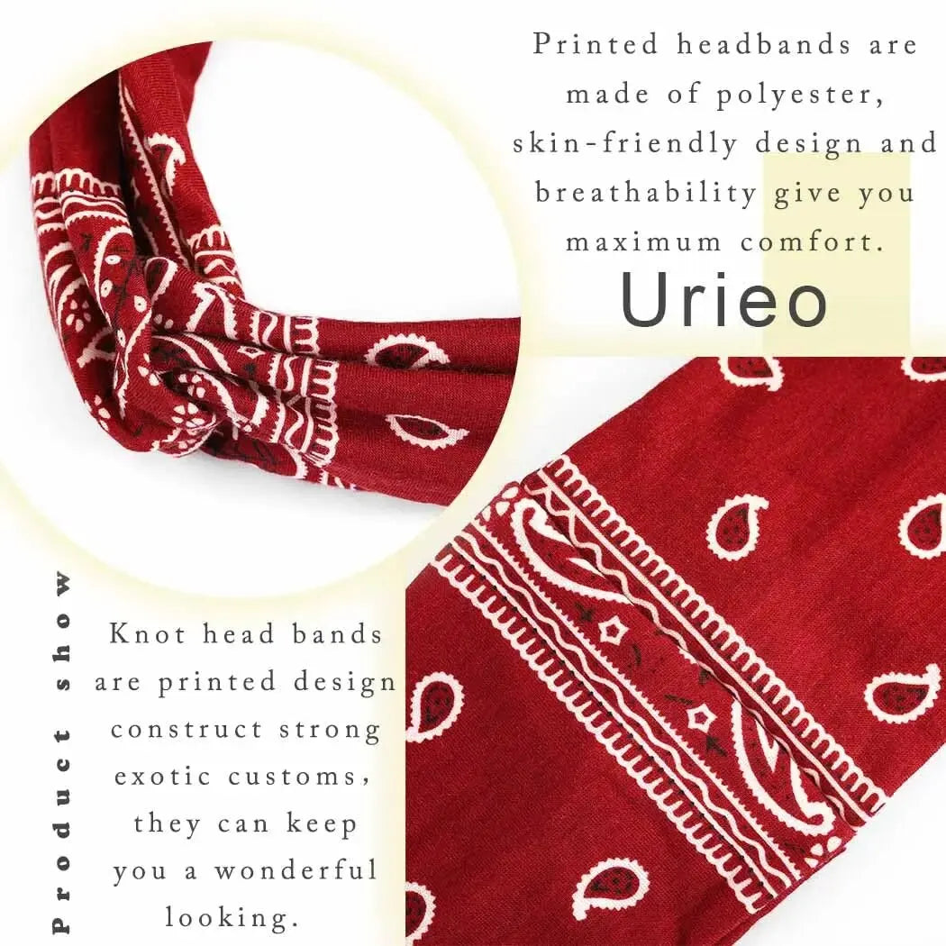Stretchy Wide Knotted Yoga & Sports Headband for Women