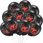 Halloween Balloons 12 Inch Black Orange White Pink Latex Balloon for Halloween Holiday Events Party Favors Supplies Decoration