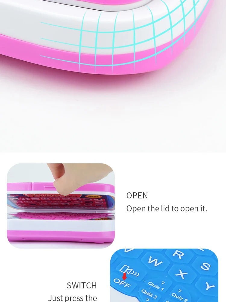 English Learning Laptop Educational Toy for Kids