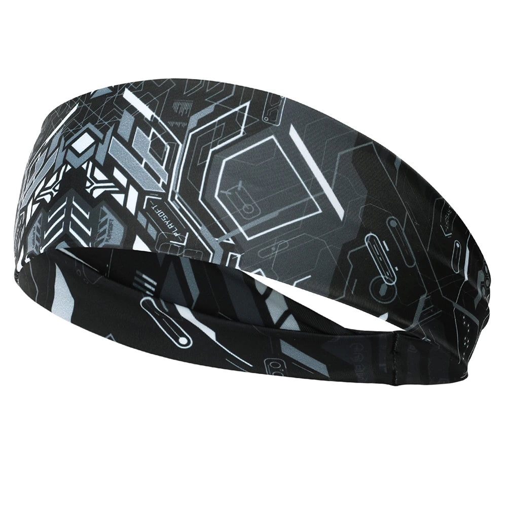 Gothic Skull Sports Sweatband Headband for Men & Women