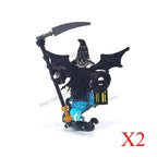 Halloween Scene Building Blocks Skeletons Ghosts Army King Assembled Charactesrs Figures DIY Accessories Bricks Toys Kids Gifts