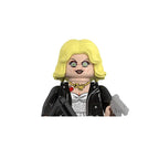 Novel Horrible Movie Halloween Pumpkin Witch Nun Vampire Zombies Building Blocks Mini Action Figure Toys
