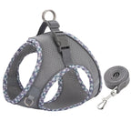 Pet Dog Harness and Leash Set for Small Medium Dog Outdoor Walking Reflective Adjustable Cat Vest Harness Chihuahua Pet Supplies