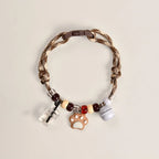 Pet Beaded Necklace Accessories, Skin-friendly Rope Neck Collar, Dog and Cat Bell Collar To Prevent Getting Lost