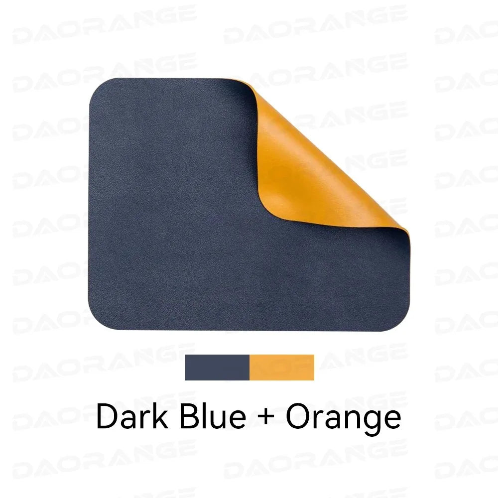Creative Universal Anti-slip Mouse Pad Leather Gaming Mice Mat New Desk Cushion Fashion Comfortable For Laptop PC MacBook