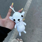 Funny Chihuahua Plush Keychain Cute Puppy Bag Charm Gift Toy