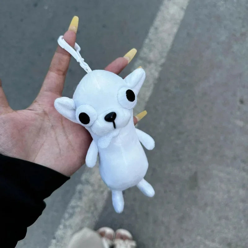 Funny Chihuahua Plush Keychain Cute Puppy Bag Charm Gift Toy