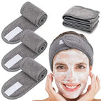 Adjustable Soft Toweling Spa Makeup Headband for Women