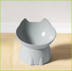 New cat bowl with long ears and high feet bowl with cat and dog neck protection and anti-overturning plastic raised pet bowl