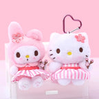 Sanrio Hello Kitty & Kuromi Plush Keychain Bag Charm