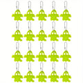 20-Piece Keychain Set with Double-Sided Reflective Design – Stylish Fun Halloween Night Accessories, Ideal Gifts