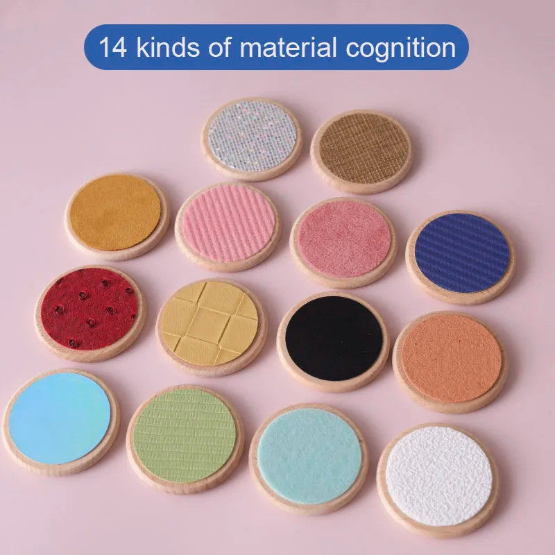 Montessori Tactile Board Matching Game Sensory Learning Toy for Kids