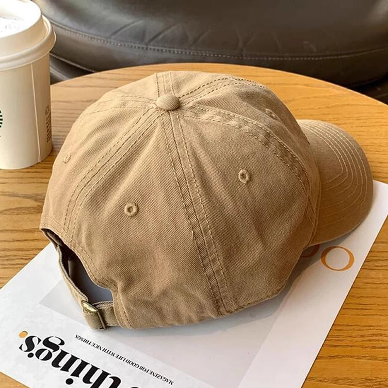 JK Korean Embroidery Baseball Cap for Casual Outdoor Streetwear
