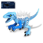 Jurassic Raptor Building Blocks Mini Dinosaur Construction Toy Set