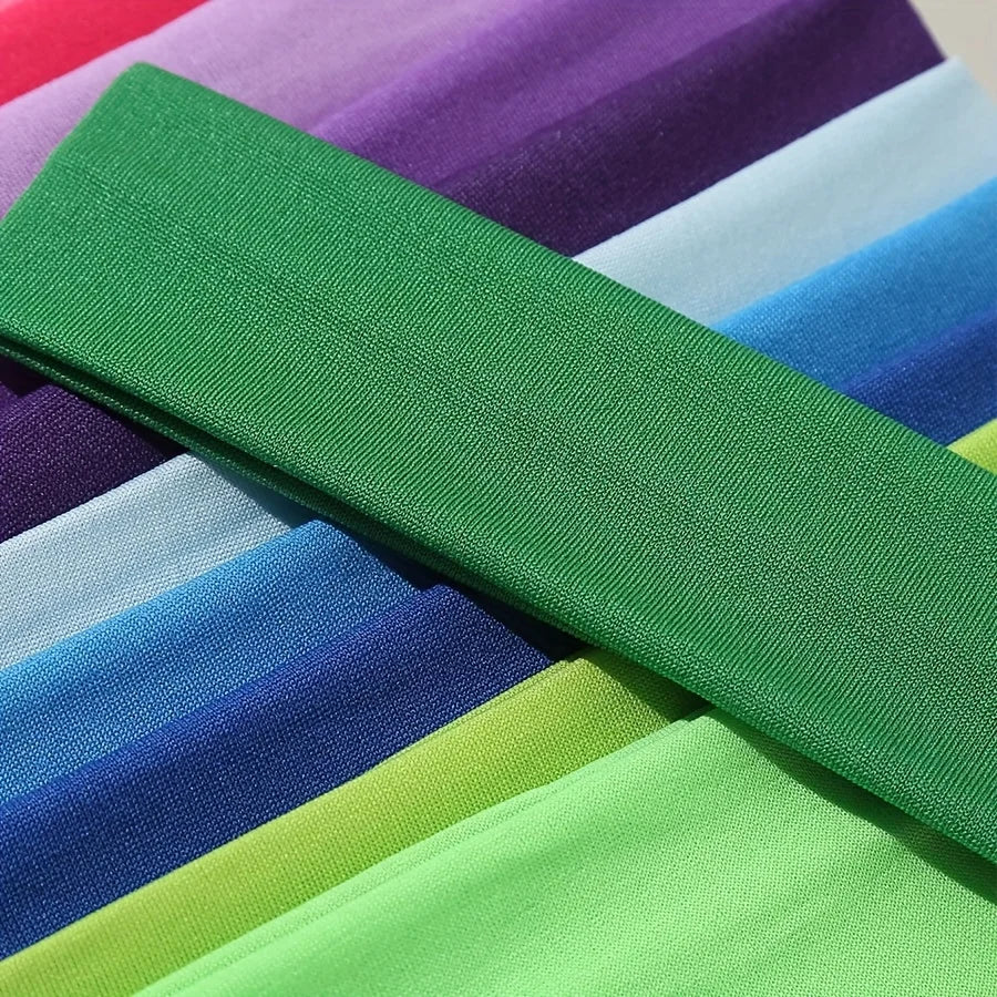 Elastic Knitted Sports Headband for Women – Soft Stretch Hair Band