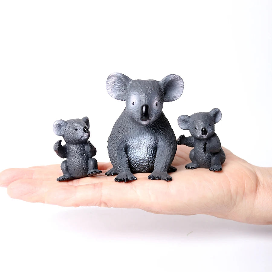 Mini Farm & Wildlife Animal Figurine Set