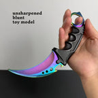 CS Karambit Toy – Safe Cosplay Claw Knife with Plastic Sheath