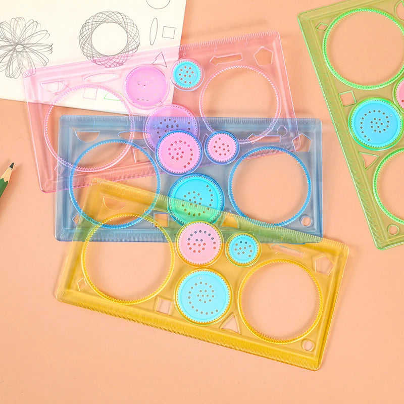 Creative Spirograph Geometry Drawing Stencil Art Set for Kids