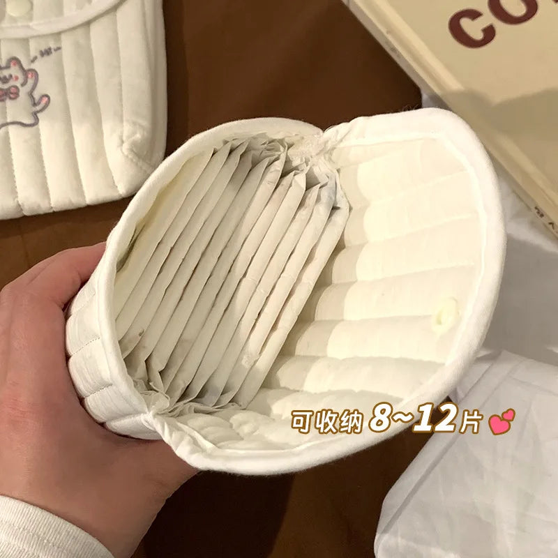 Portable Sanitary Pad & Feminine Essentials Storage Bag