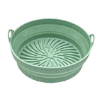 Foldable Air Fryer Silicone Liner Reusable Air Fryer Silicone Baking Tray Food Grade Silicone Air Fryer Mat