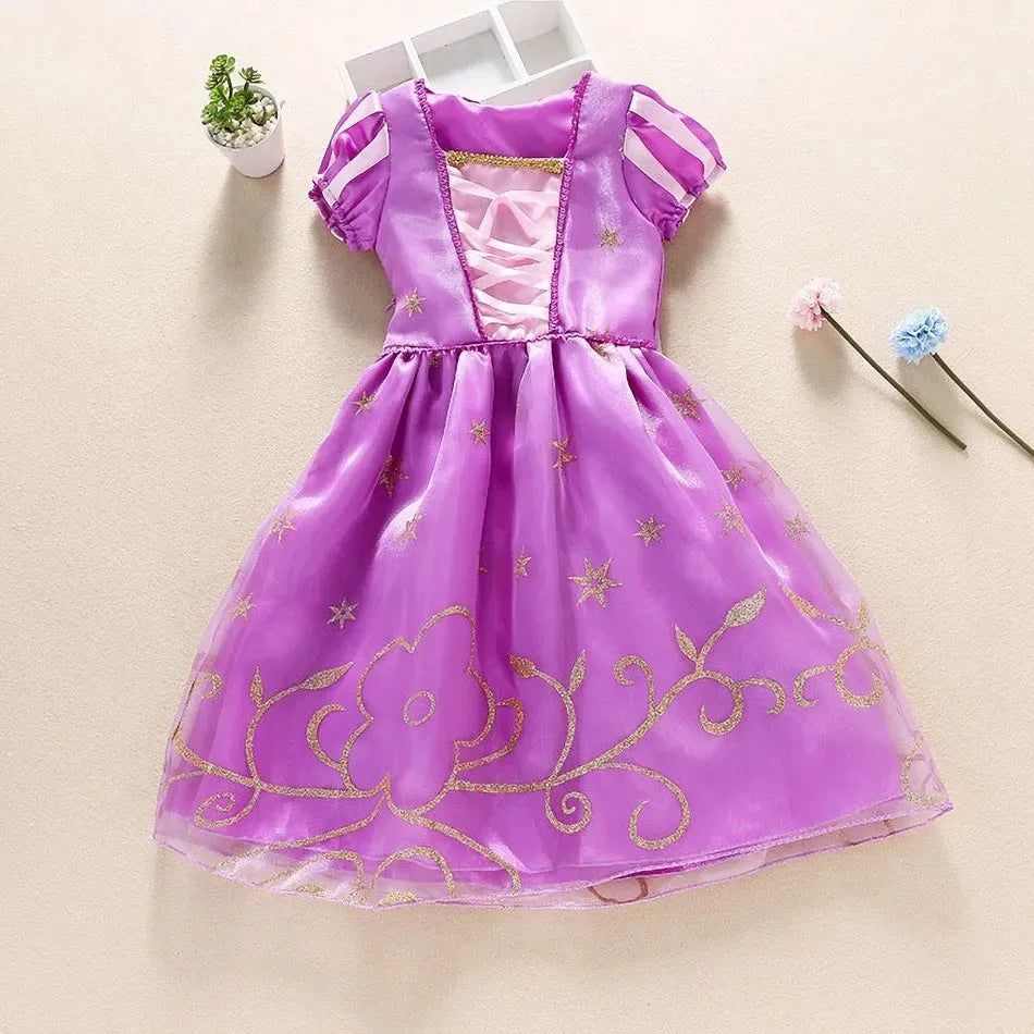 Girls Princess Costume Dress – Cinderella, Snow White & Rapunzel Outfit