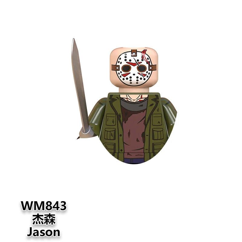 Halloween New Bricks Building Blocks Terrifier Death Megan Mini Figures Minifigures Toys Bricks Gifts For Children Adults