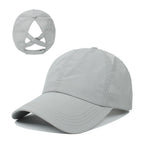 Women's Quick Dry Mesh Ponytail Baseball Cap for Outdoor Style