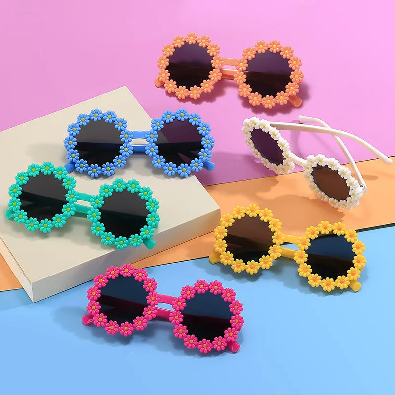 Kids Daisy Flower UV400 Sunglasses for Boys & Girls