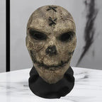 Halloween Ghost 3D Printed Mask, Stretchy Mesh Full Head Accessory, Fun Horror Cosplay Party Halloween